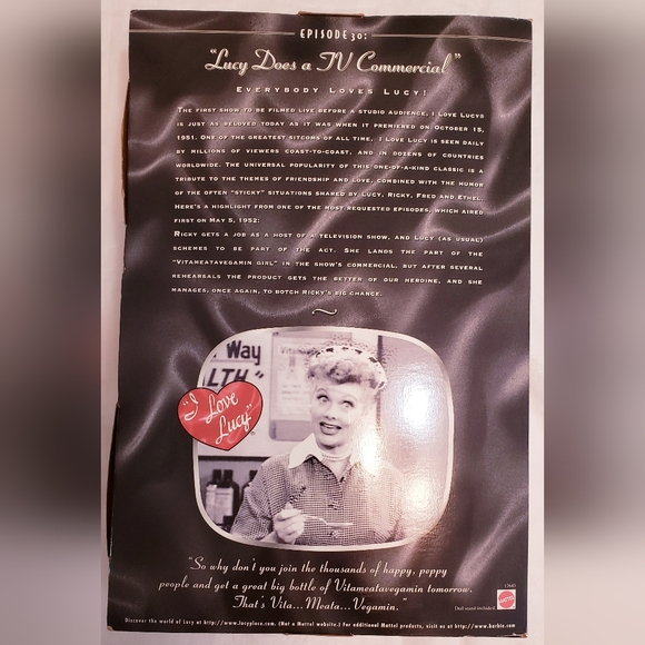 I Love Lucy doll- Vitavegemin Commercial - Picture 4 of 5